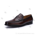Chaussures en cuir pour hommes Chaussures de marche tendance Chaussures décontractées